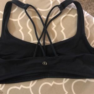 Black Lululemon Free To Be sports bra size 6